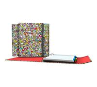 Grafoplás | Classeur 4 anneaux de rechange et caoutchouc | Comprend des entretoises | 4 anneaux D 25 mm | Carpeplús | Design Icons | Bits&Bobs Pop Up Design | Certifié FSC