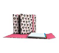 Grafoplás | Classeur 4 anneaux de rechange et caoutchouc | Comprend des entretoises | 4 anneaux D 25 mm | Carpeplús | Design Mafalda unique | Certifié FSC