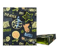 Grafoplas - Classeur à anneaux A4, Streetball Bits&Bobs, 4 anneaux mixtes 40 mm, parfait matériel scolaire pour classement, couverture rigide en carton, plastifié brillant, certifié FSC