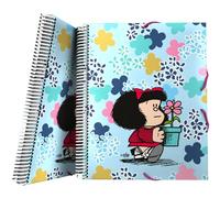 Grafoplás Classeur à pochettes en plastique A4 | Couverture souple | Spirale PVC | 30 doublures en polypropylène | Mafalda Lively | Maxiplas | Parfait matériel scolaire