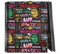 Grafoplás | Classeur à spirale | A4 | 30 pochettes transparentes | Couvercles flexibles en polypropylène | Comprend une enveloppe plastique | Nice Day, Bits&Bobs Pop Up Design