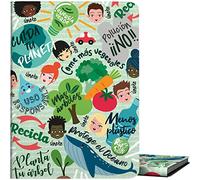 Grafoplás - Classeur de 30 pochettes transparentes, A4, couverture polypropylène, vert, collection Revolution