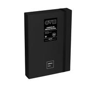 Grafoplas Classeur de projet Dos 5 cm Couverture rigide Polyfoam Résistant et ultra léger Noir Collection Unequal Minimal Parfait pour les documents scolaires