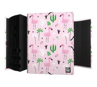 Grafoplas - Classeur scolaire 12 positions, design tropical, Bits & Bobs Pop Up Design, 35 x 26 x 2 cm, carton plastifié Soft, certifié FSC, idéal pour classer des documents A4 et Folio