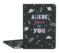 Grafoplás | Classeur scolaire à pochettes transparentes A4| Couvercles flexibles | 30 doublures en polypropylène | Design Elena Corredoira | Collection Aliens