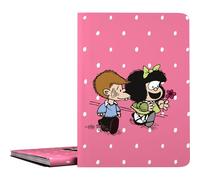 Grafoplas - Classeur scolaire avec pochettes transparentes A4, Mafalda Friends, couverture souple, 30 doublures en polypropylène, parfait pour organiser vos fournitures scolaires