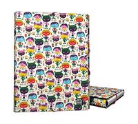 Grafoplás | Dossier 3 rabats | Carton doublé | Couverture rigide | Taille Folio | Design Bits&Bobs Pop Up Design, Hello | Certifié FSC