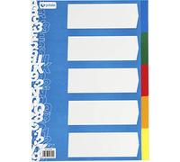Grafoplas Elba Lot de 5 intercalaires PP din a-4 15 Anneaux Opaques