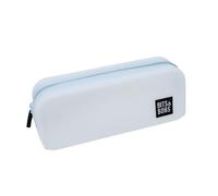 Grafoplás | Étui en Silicone Bleu pailleté | 20 x 7,5 x 7,5 cm | Toucher Doux | Flexible | Résistant à l'eau | Bits&Bobs Pop Up Design | Couleurs pailletées, Bleu pailleté, 20x7,5x7,5cm, Scolaire