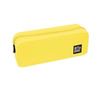 Grafoplás | Étui en Silicone Jaune Fluo | 20 x 7,5 x 7,5 cm | Toucher Doux | Flexible | Résistant à l'eau | Bits & Bobs Pop Up Design | Couleurs Fluor, Jaune Fluo, 20x7,5x7,5cm, Scolaire