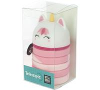 Grafoplás Étui en silicone Pop It Licorne Bubbles, rose, 19,5x6,5cm, Télescope licorne