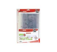 Grafoplás 1009700 - Pack de 5 forros para libros, ajustables, 30 x 53 cm #0804