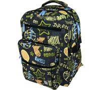 Grafoplás - Grand sac à dos scolaire 32 x 46 x 24 cm, 31 litres, zone rembourrée pour ordinateur portable, modèle Bigpack, design Streetball, Bits&Bobs Pop Up Design, ergonomie maximale, bleu, XL