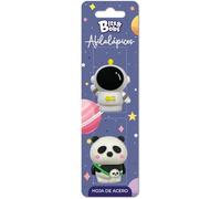 Grafoplas - Lot de 2 taille-crayons Bits&Bobs Astro-Panda, avec lame en acier, pack scolaire parfait pour la rentrée scolaire et comme cadeau d'anniversaire et de fêtes d'enfants