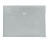Grafoplas - Lot de 5 enveloppes transparentes en plastique format Folio + avec soufflet 30 mm, couleur naturelle, 33,5 x 25 cm, grande capacité, parfaites pour documents A4 et folio, collection
