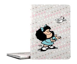 Grafoplas Mafalda Bird Classeur avec pochettes en plastique A4, couverture souple et imperméable, 30 doublures en polypropylène, parfait pour organiser vos fournitures scolaires