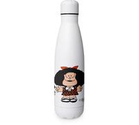 Grafoplas Mafalda Friends Bouteille isotherme réutilisable en acier inoxydable pour boissons froides (24 heures) ou chaudes (12 heures) 500 ml