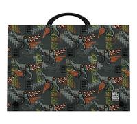 Grafoplas - Mallette scolaire avec poignée et fermeture à broche, polypropylène, format folio, 24, 5 x 34, 5 x 4 cm, collection Design bits&Bobs Pop Up Design, Rex Extra Scolaire