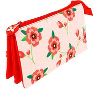 Grafoplas Noa 17 - Trousse Triple Motif Fleurs