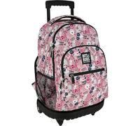 Grafoplas - Sac à dos scolaire avec roulettes, chariot intégré, 29 litres, 52 x 37 x 25 cm, modèle Roller, collection True Love Bits & Bobs, parfait matériel scolaire pour enfants et primaires