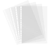 Grafoplás | Sac de 20 pochettes multi-perceuses | Verre transparent | Dos renforcé | Taille Folio | Polypropylène Qualité Standard | 16 perceuses | Parfait comme matériel de bureau et scolaire