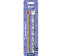 Grafoplas - Set scolaire 2 stylos effaçables avec capuchon encre gel bleu, Bits&Bobs Animals Ours léopard, recharge inclus, élastique, écriture propre sans taches, matériel scolaire et cadeau original