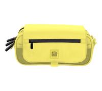 Grafoplás - Trousse Scolaire 3 Compartiments, Bits & Bobs Fluo Pastel, 23 x 10 x 10 cm, Jaune, Bande arrière pour accrocher Trousse, résistante avec Nerf de Renfort, matériel Scolaire, Jaune Pastel