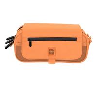 Grafoplás - Trousse Scolaire 3 Compartiments, Bits & Bobs Fluo Pastel, 23 x 10 x 10 cm, Orange, Bande arrière pour accrocher Trousse, Super résistante avec Nerf de Renfort, matériel Scolaire, Orange