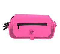 Grafoplás - Trousse Scolaire 3 Compartiments, Bits & Bobs Fluo Pastel, 23 x 10 x 10 cm, Rose, Bande arrière pour accrocher Trousse, Super résistante avec Nerf de Renfort, matériel Scolaire, Rose
