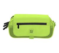 Grafoplás - Trousse Scolaire 3 Compartiments, Bits & Bobs Fluo Pastel, 23 x 10 x 10 cm, Vert, Bande arrière pour accrocher Trousse, Super résistante avec Nerf de Renfort, matériel Scolaire, Vert