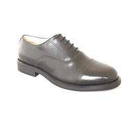 Grafters - Chaussure en Cuir Oxford Cadet - Homme (46 FR) (Noir)