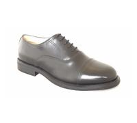 Grafters - Chaussure en cuir Oxford CADET - Homme (44 FR) (Noir) - UTDF1717 Noir