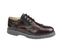 Grafters Chaussures richelieu à 5 œillets pour homme Bordeaux, bordeaux, 42 2/3 EU