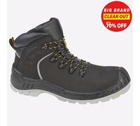 Grafters Indianna Hommes Cuir Travail Les Durable Confort Sécurité Bottes Noires