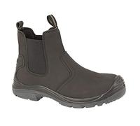 Grafters Mens Black Lightweight Safety Chelsea Dealer Work Boots M371A KD-UK 10 (EU 44)