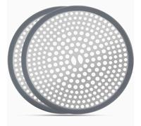 Gragloir Lot de 2 filtres de vidange de douche, attrape-cheveux, tamis pour salle de bain, cuisine, douche, baignoire, 11 cm