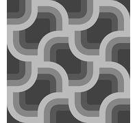 Graham & Brown Nicole Miller Retro Geo Papier peint autocollant Noir