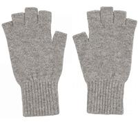 Graham Cashmere - Gants sans doigts en cachemire pour homme - Fabriqué en Écosse - Boîte cadeau, gris clair, taille unique