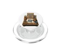 Grain Carve Day Mokuhanga Gravure Atelier PopSockets PopGrip pour MagSafe