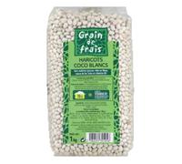 Haricots coco blancs - Grain de Frais - paquet 1kg
