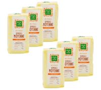 Grain de Frais - Lot 6x Semoule moyenne - Paquet 1kg