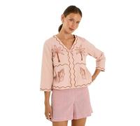Grain de Malice Blouse à Broderies Femme