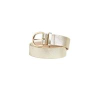 Grain de Malice - Ceinture croûte de cuir femme - Jaune or - Taille 38/40