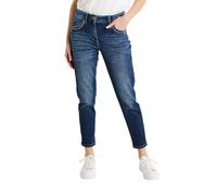 Grain de Malice - Jean Boyfriend Seattle BF01 Femme - Bleu Dark Stone - Taille 42