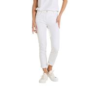 Grain de Malice - Jean Raccourci Tokyo R01 Femme - Blanc cassé Blanc - Taille 36