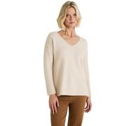 Grain de Malice - Pull col V Femme - Blanc cassé Ecru - Taille L