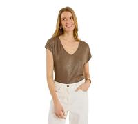 Grain de Malice T-Shirt en Lin mélangé Brillant Femme