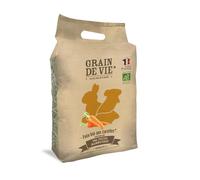 GRAIN DE VIE-Foin bio aux carottes pour petits mammifères Grain de vie - 25 L