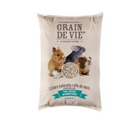 GRAIN DE VIE-Litière de rafle de maïs pour petits mammifères Grain de vie - 30 L