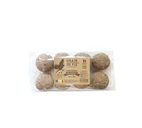GRAIN DE VIE-Lot de 8 boules de graisse aux arachides et insectes pour oiseaux Grain de Vie - 720 g